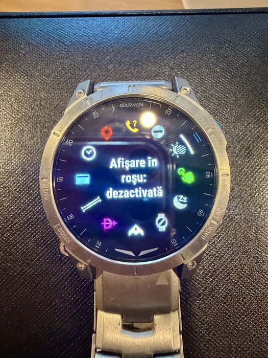 Ceas Garmin D2 Mach 1 Aviator titaniu