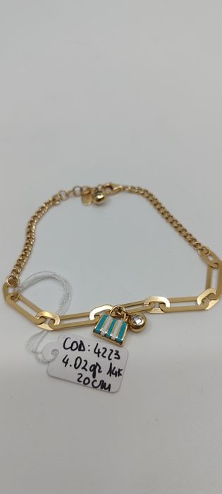 Brățară damă aur 14k Gr 4,02 lungime 20 cm cod unic 4223