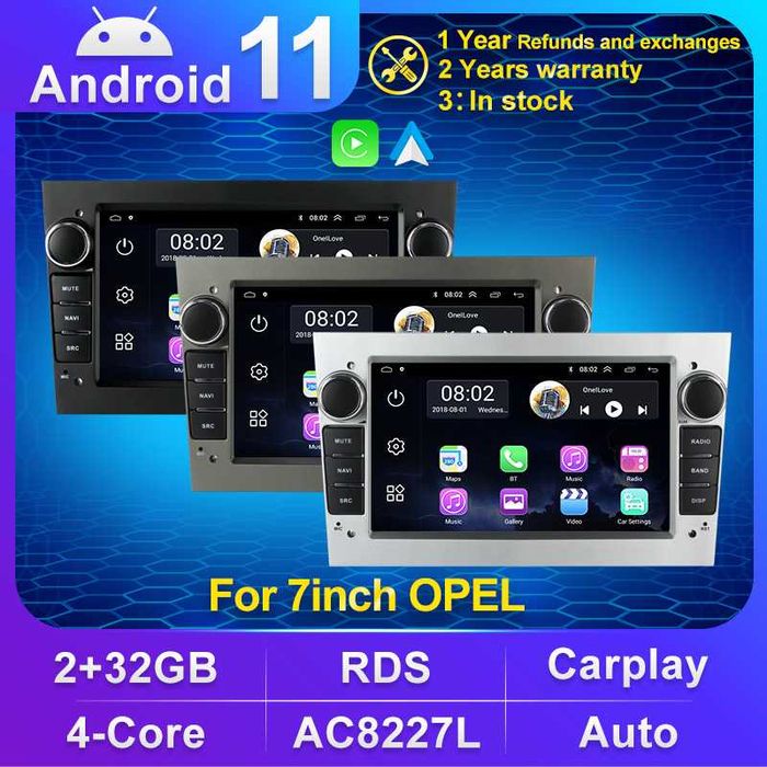 Navigatie Android 13 Opel Astra H Corsa Vectra CarPlay Waze + CAMERA