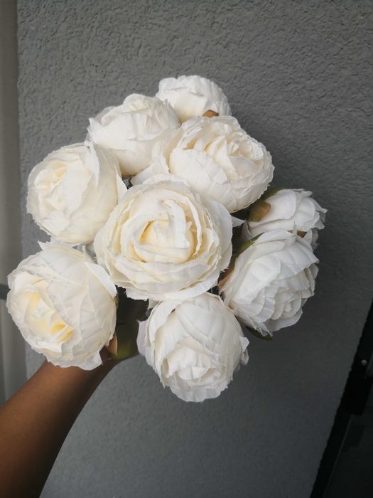 Букети за декорации/гипсофила, пампас/пампаска трева, божур, хортензия