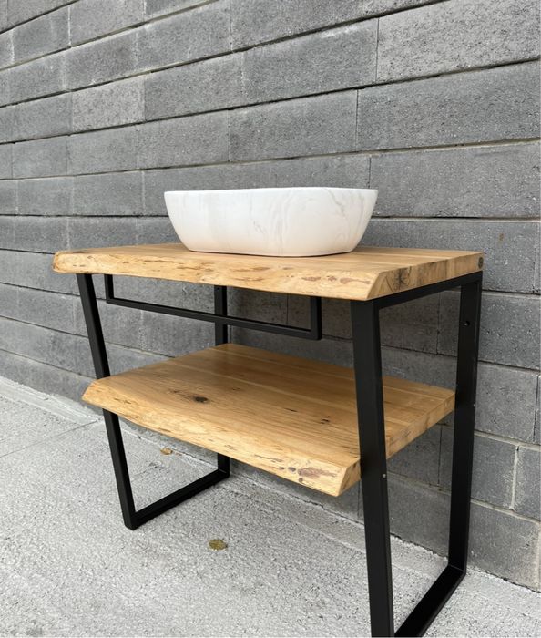 Мивка от керамика с мраморен ефект