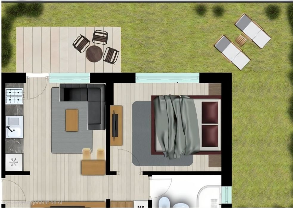 Apartament 2 camere cu terasa! Centrala proprie