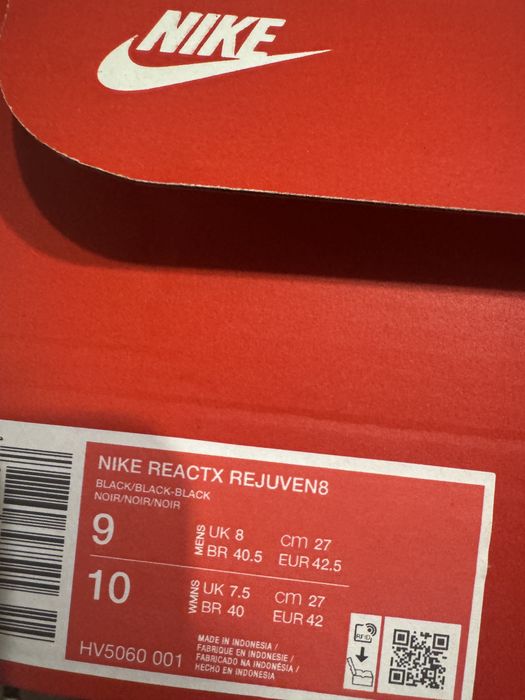 Кроссовки Nike reactx rejuven8