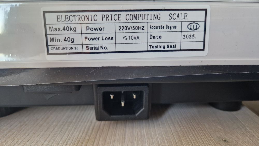 Cantar Electronic piata de legume fructe pana la 40 kg