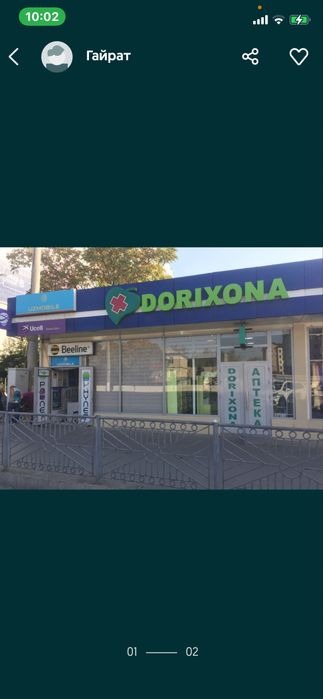 Продаётся Аптека дейиствуюший