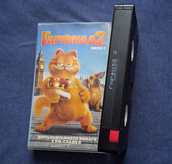 Видеокасета VHS  Гарфилд 2