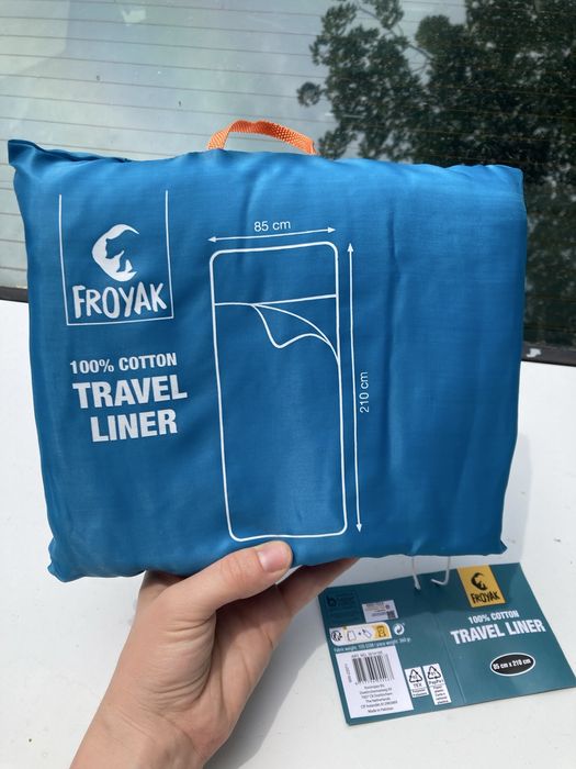 Нов памучен чаршаф за Спален чувал / Къмпинг, палатка