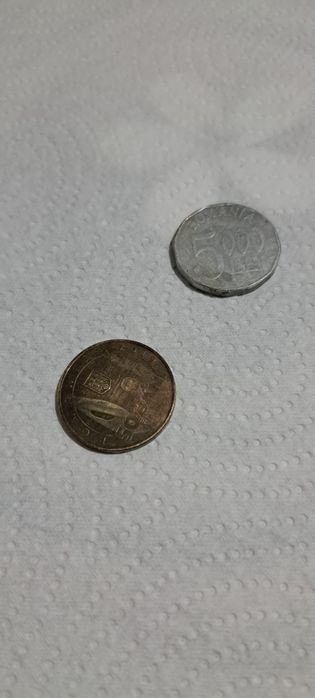 Monede din bronz si aluminiu