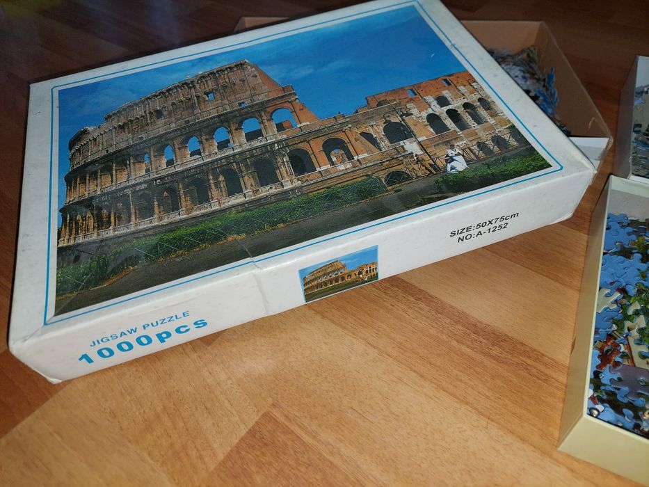 Пъзели - Наредени и залепени и ненаредени с оригиналните кутии