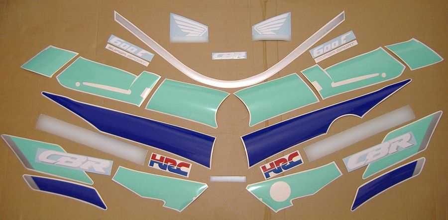 Стикери Honda CBR 600 F2 1991г.-1994г. лепенки хонда цбр ф2 графики