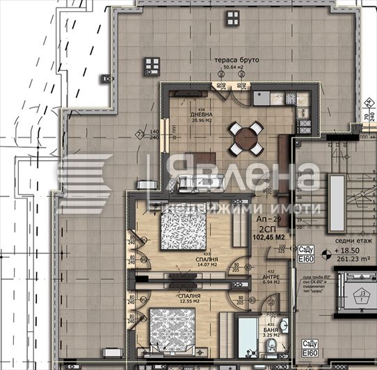 Продава се Тристаен апартамент в София, Левски - 153 кв.м за 1137 €/кв.м - Снимка #4