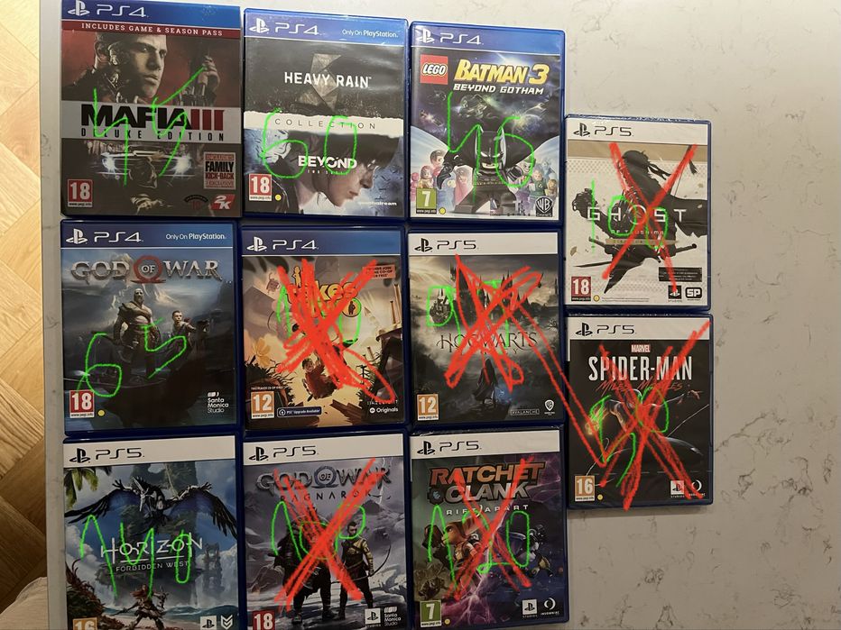 Jocuri playstation 5 disk (6 jocuri)