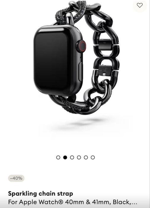 Каишка за apple watch 40mm Swarovski