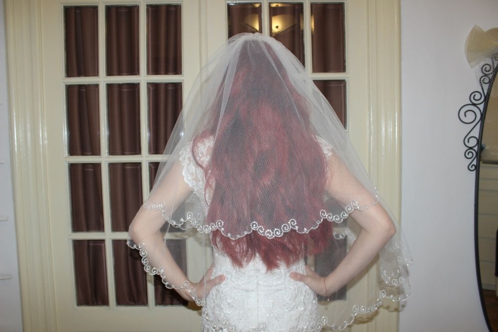 Voal mireasa, spaniol, medii, scurte, broderie, duble etc