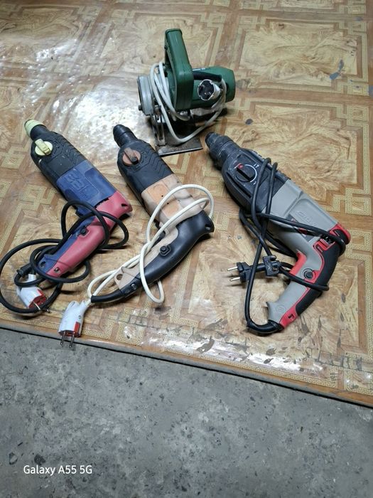 Перфоратор,  болгарка  дрели