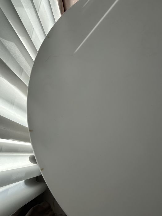 Masă Jysk model JEGIND Ø105 cm alb/natur