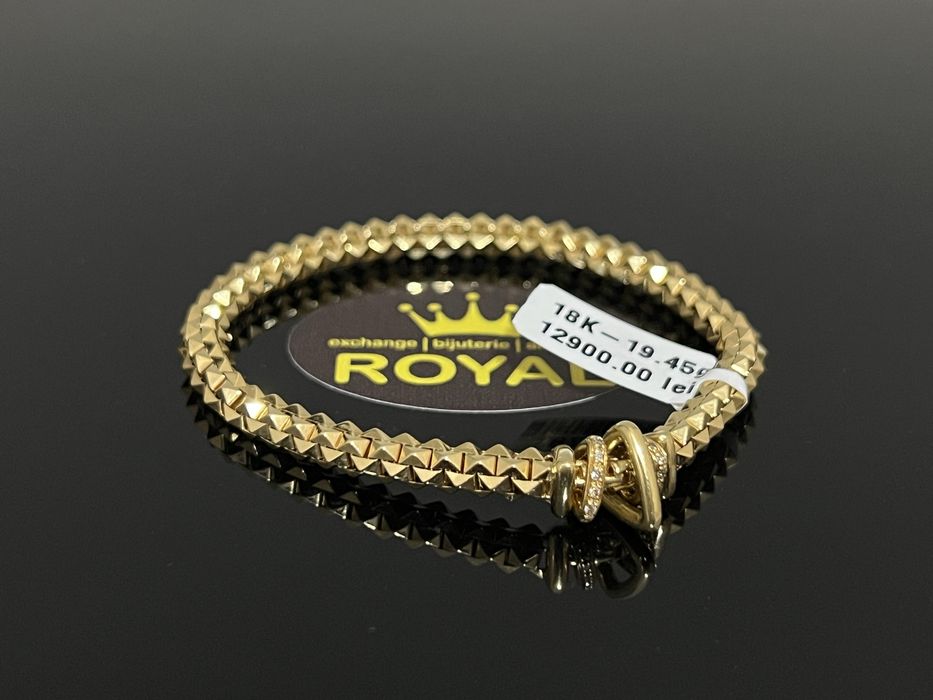 Bijuteria Royal CB : Bratara dama aur 18K 750 19,45 grame