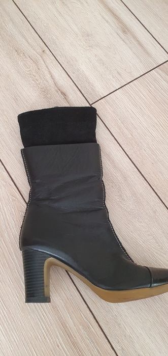 Сапоги зимние натуральная кожа и мех