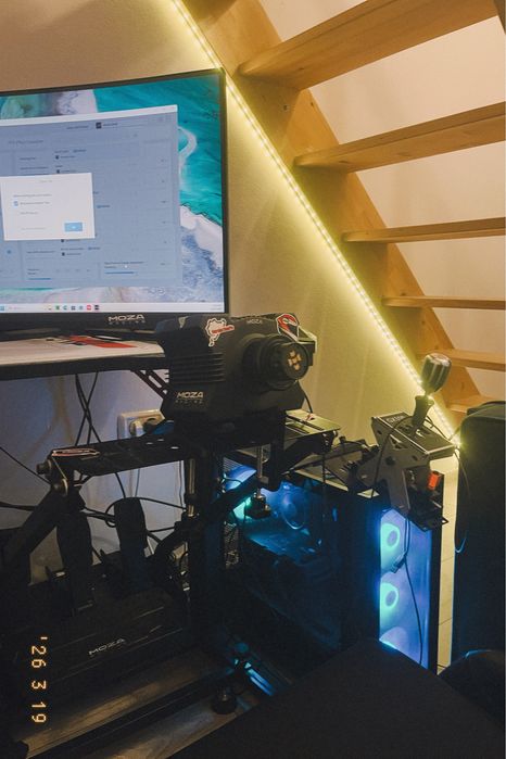 Sim Rig complet Monza R5 + Volan F1 Carbon + Setup Racing Profesional