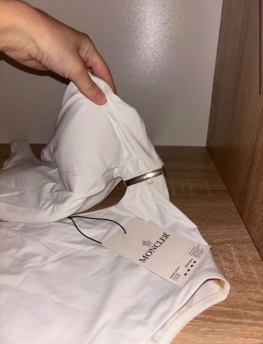 Costum de baie întreg alb M oncl er NOU