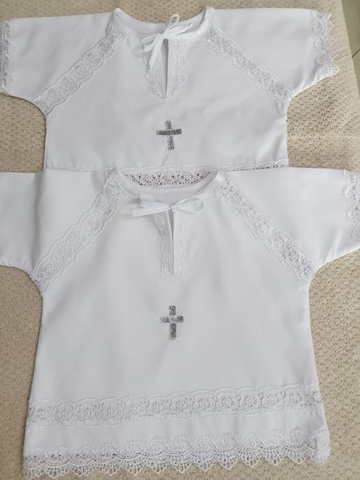 Крестильные рубашки для мальчиков и девочек.