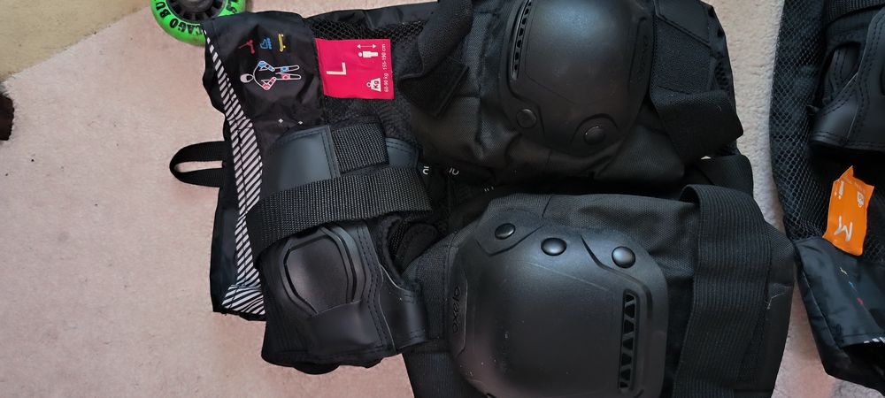 Комплект ролери Oxelo предпазители и конуси