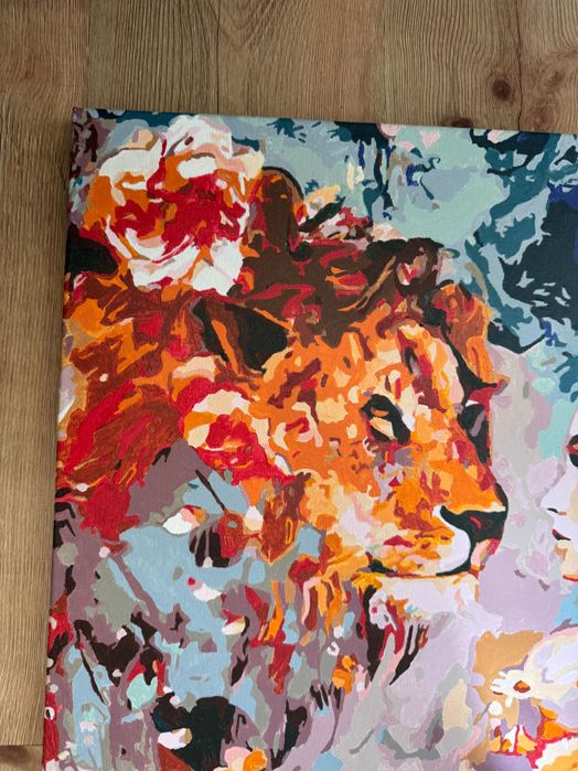 Картина “Момичето и лъвът”