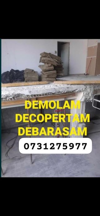 Demolam Decopertam Derasam Taiem in beton caram moloz