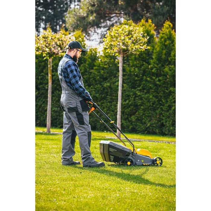 Mașină de tuns iarba electrică, 2200W, 32 cm, coș 30L, Powermat