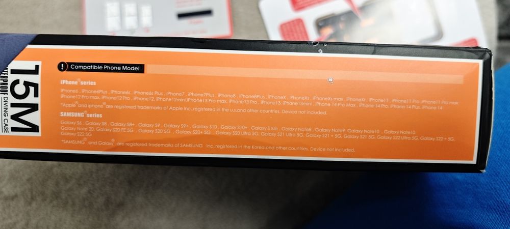 Carcasa telefon subacvatica