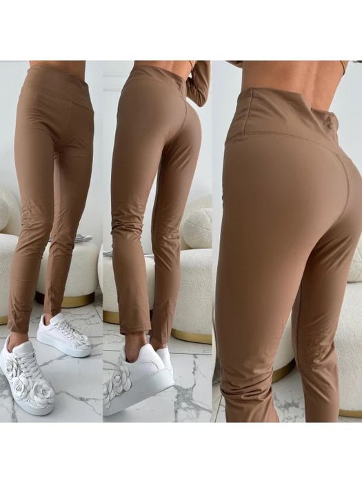 Кафяв кожен клин XL-XXL