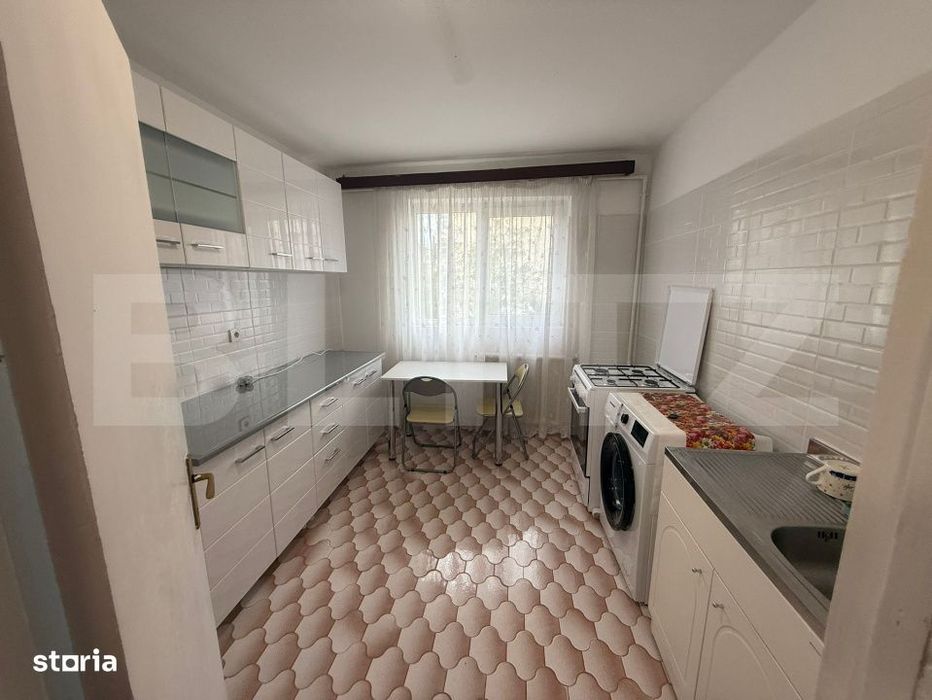 Apartament 2 camere, complet mobilat, zona linistita si acces rapid la