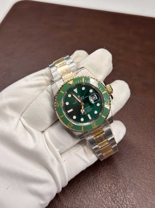 Rolex Submariner Two-Tone (Yellow Gold & Steel), Green Dial & Green Bezel