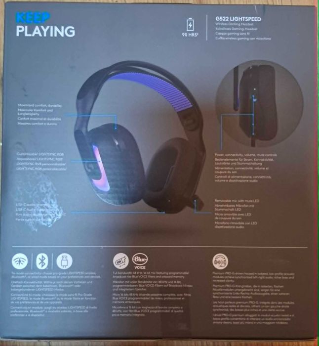 Casti Logitech G522