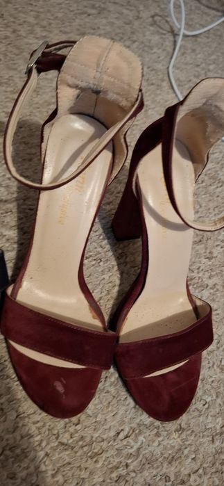 Sandale toc_ lot_ piele _nr 33 dama