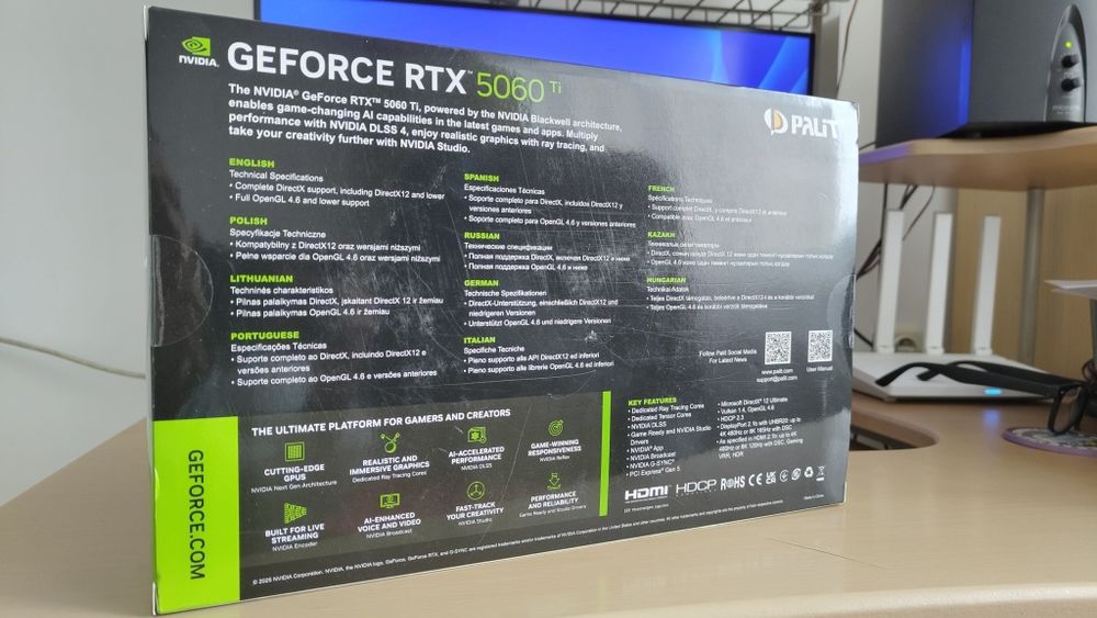 Palit GeForce RTX 5060 Ti Dual