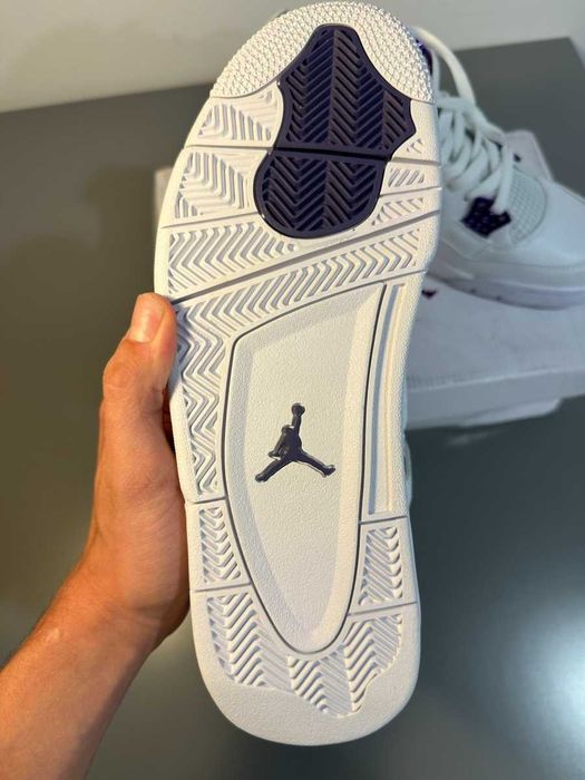 Nike Air Jordan 4 Retro White Court Purple marimea 44