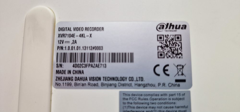 Dvr pentru sistem de supraveghere Dahua
