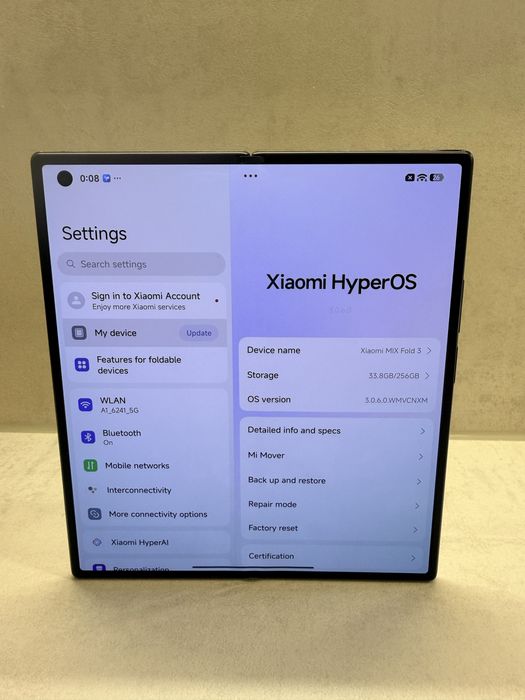 Перфектен!  Xiaomi Mix Fold 3 256/12