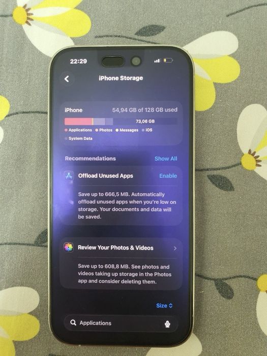 iphone 14 pro 128Gb Silver