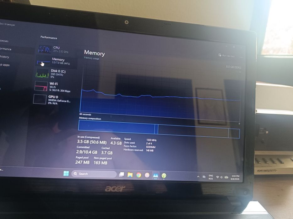 Acer Aspire I5 placa video 1 Gb
