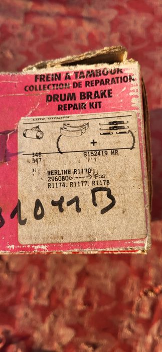 Kit complet frâne spate Dacia 1300 / Renault 12