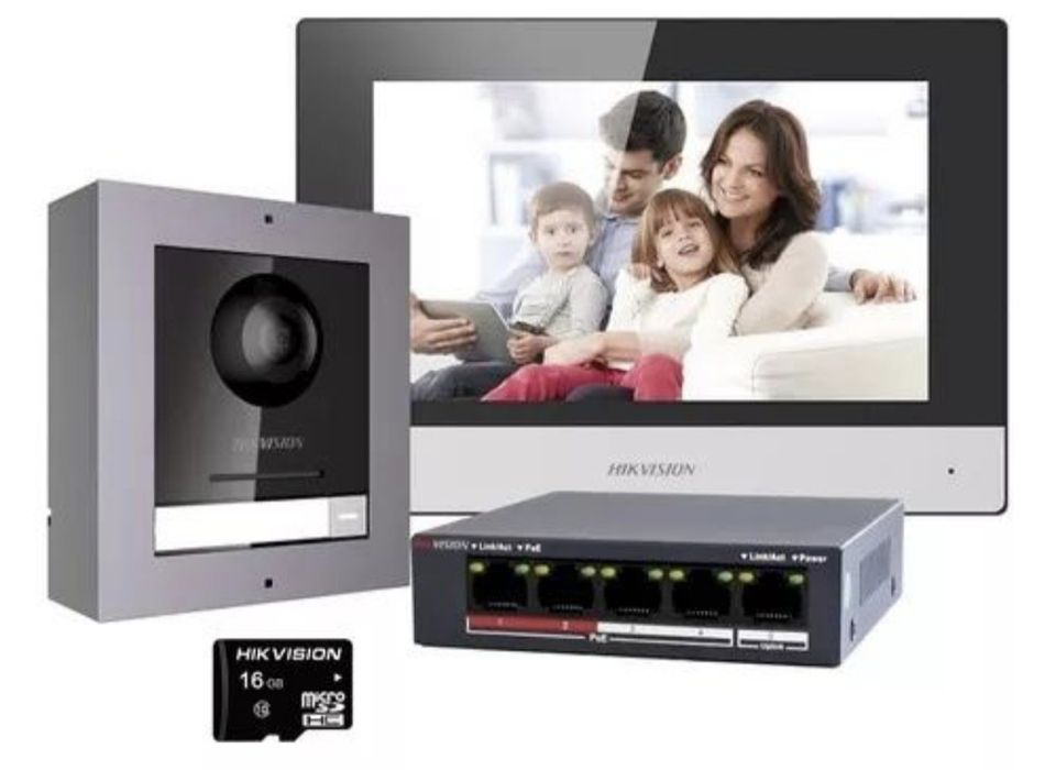 Дамафон Hikvision IP С установкой