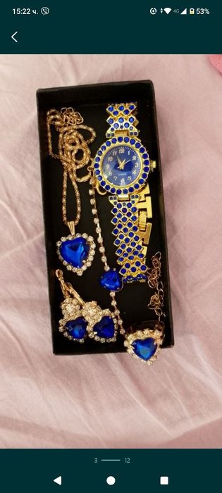 Страхотни подаръци за Свети Валентин-комплекти 5 в 1,вечна роза