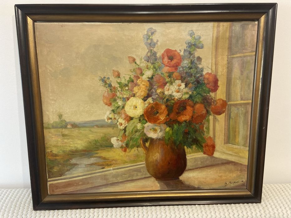 Tablou ,ulei pe panza -90/75 cm