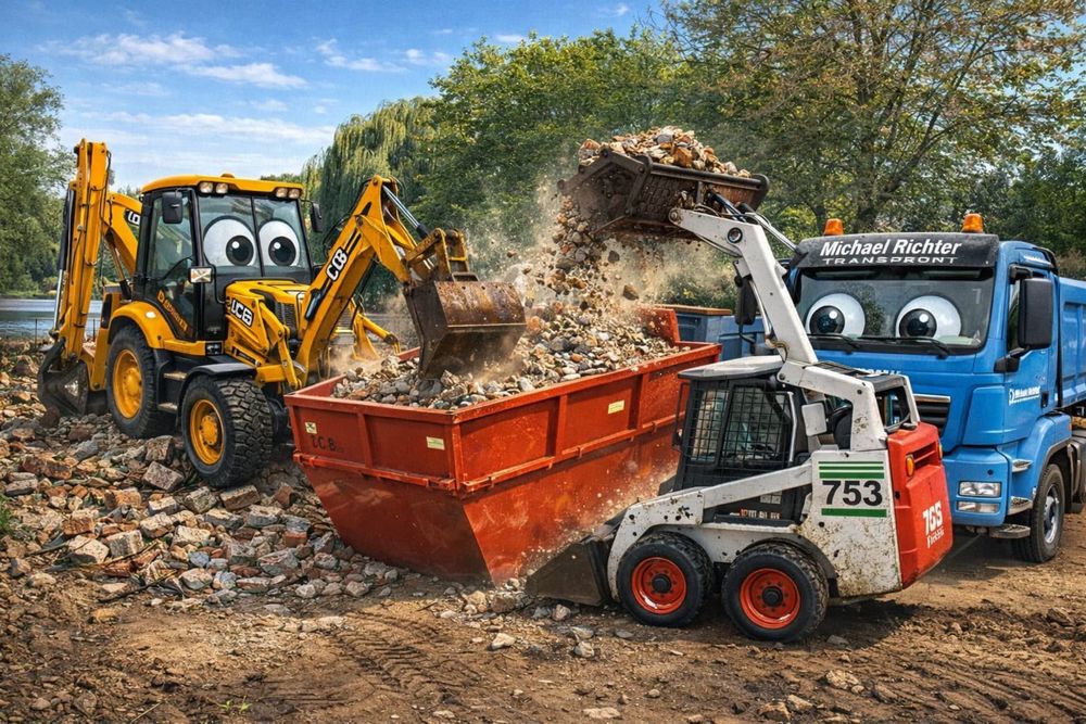 Container moloz de inchiriat transport deseuri demolari