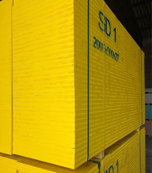 Panou cofraj, placa galbena cofrare, cofraje doka, cofraje lana, popi