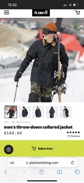 Vand geaca ski/snowboard Planks(10k/10k)