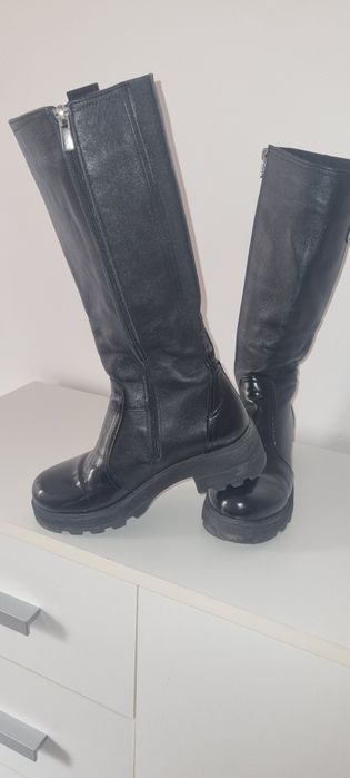 Дамски ботуши естествена кожа