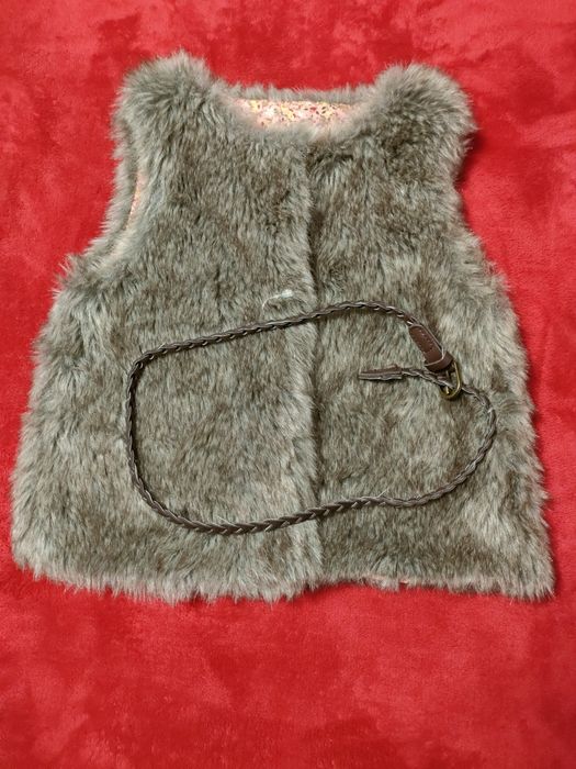 Vestă blăniță eleganta fetițe